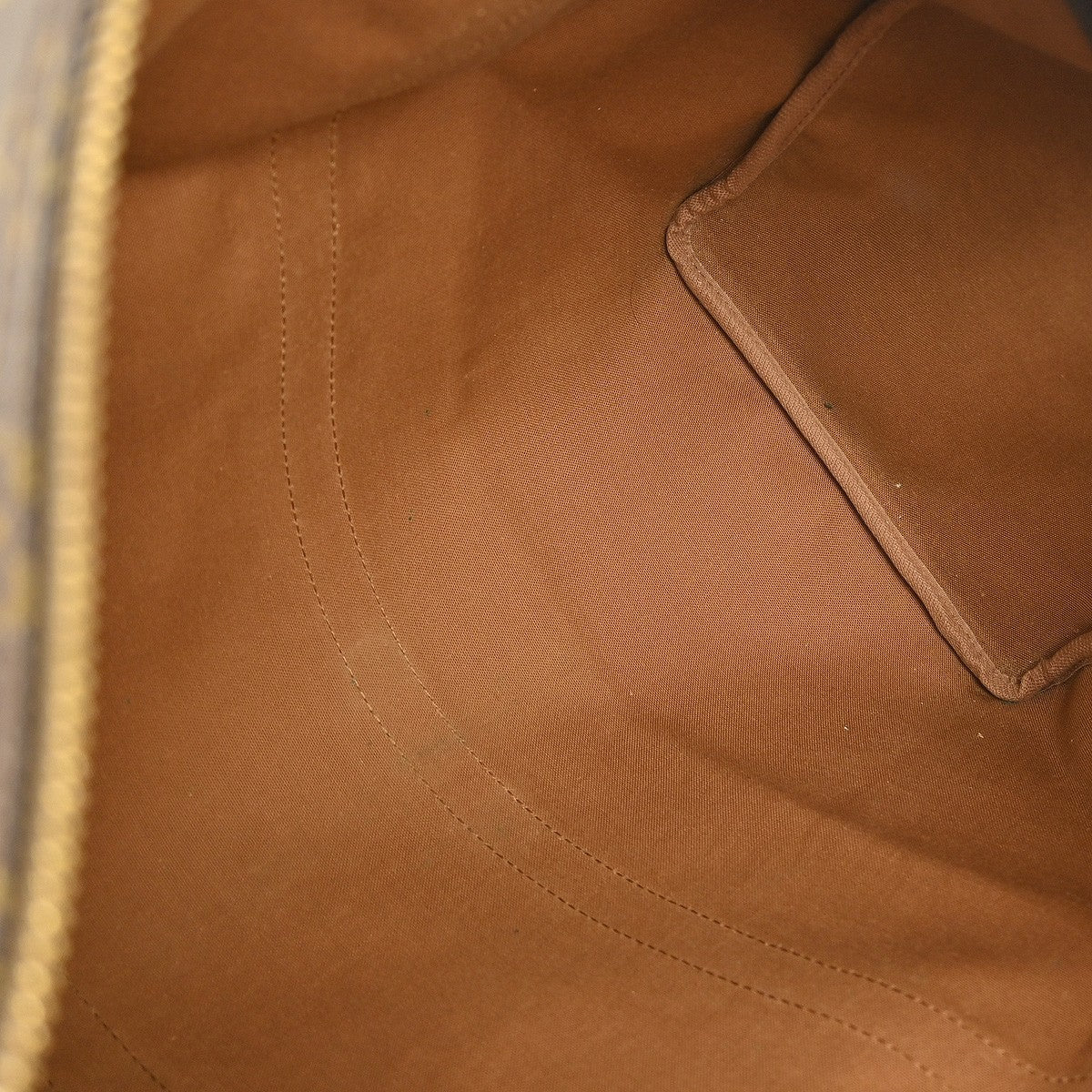 Louis Vuitton Keepall Bag Monogram Canvas Brown Canvas Travel Bag Bag (Pre-Owned)