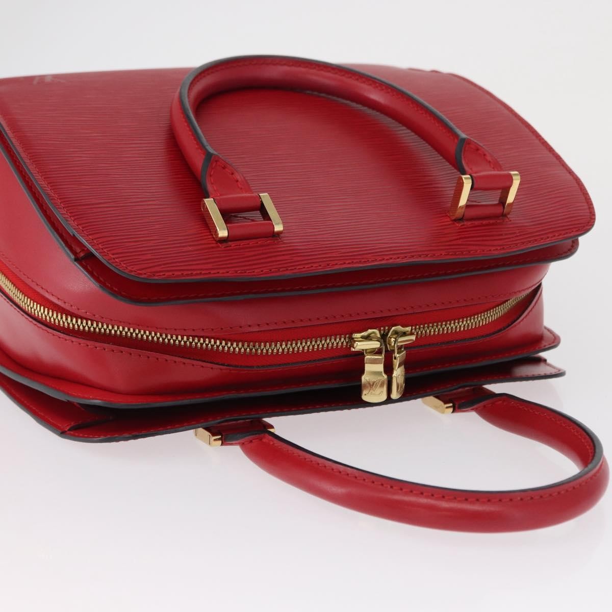 Louis Vuitton Pont Neuf Handbag Epi Leather Red Leather Handbag (Pre-Owned)