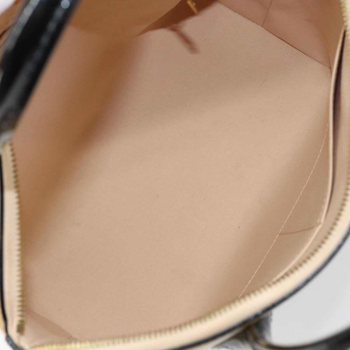 Louis Vuitton Lockit Handbag Monogram Vernis Beige Patent_Leather Tote Bag Bag (Pre-Owned)