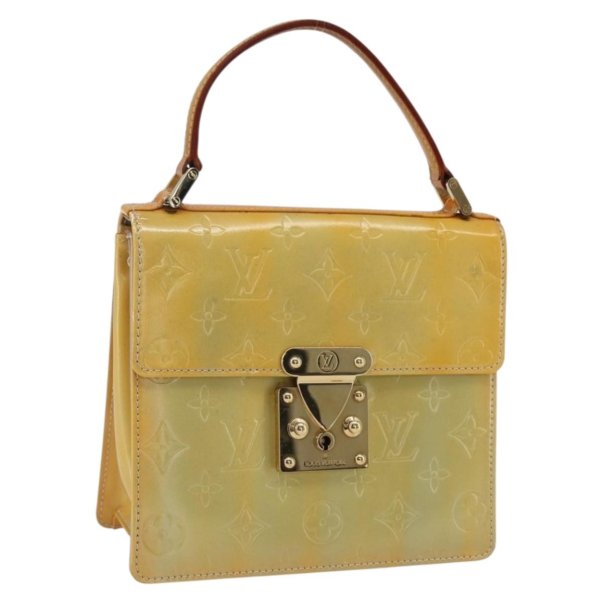 Louis Vuitton Spring Street Nm Handbag Patent Leather Gray Patent_Leather Handbag (Pre-Owned)