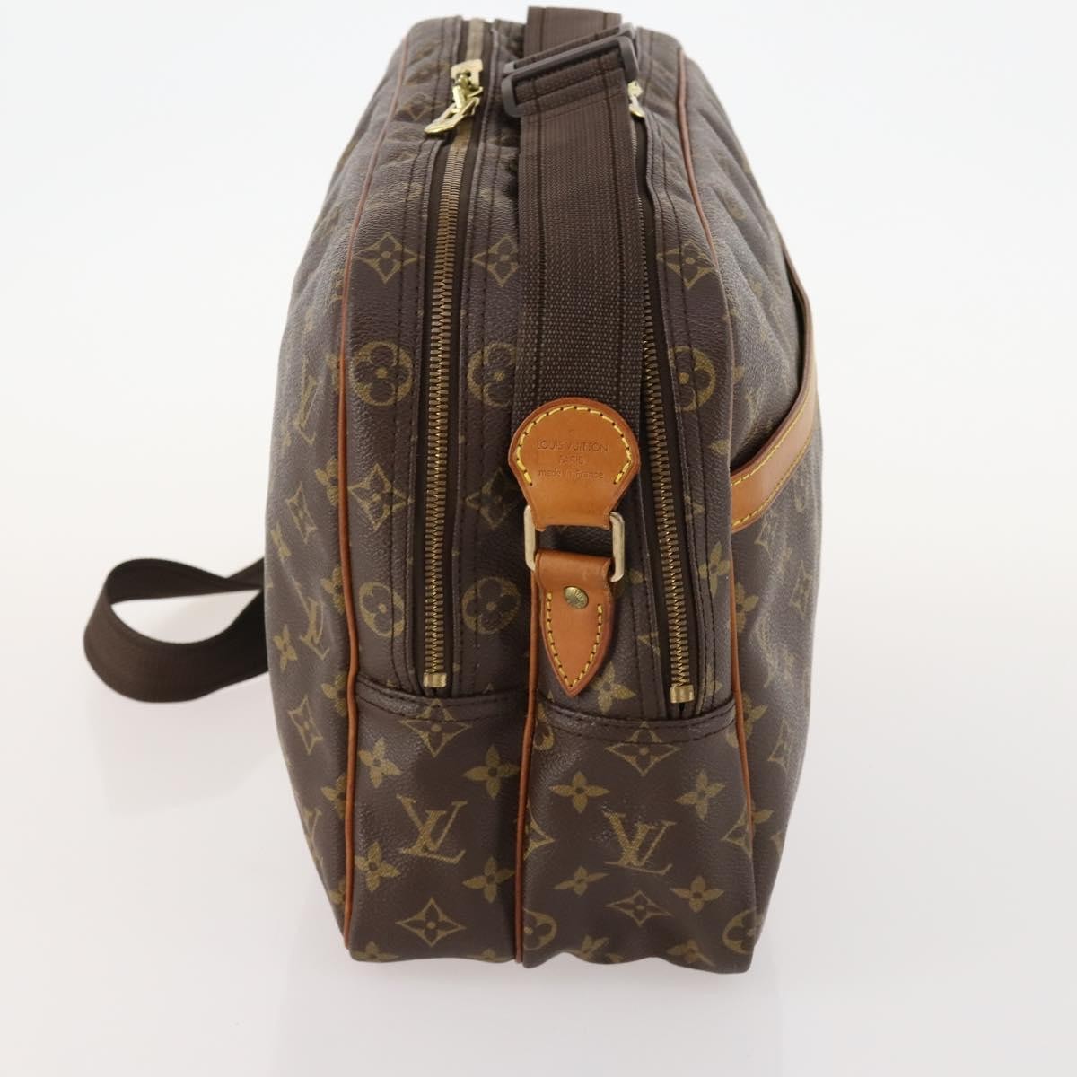 Louis Vuitton Reporter Bag Monogram Canvas Brown Canvas Shoulder Bag Bag (Pre-Owned)