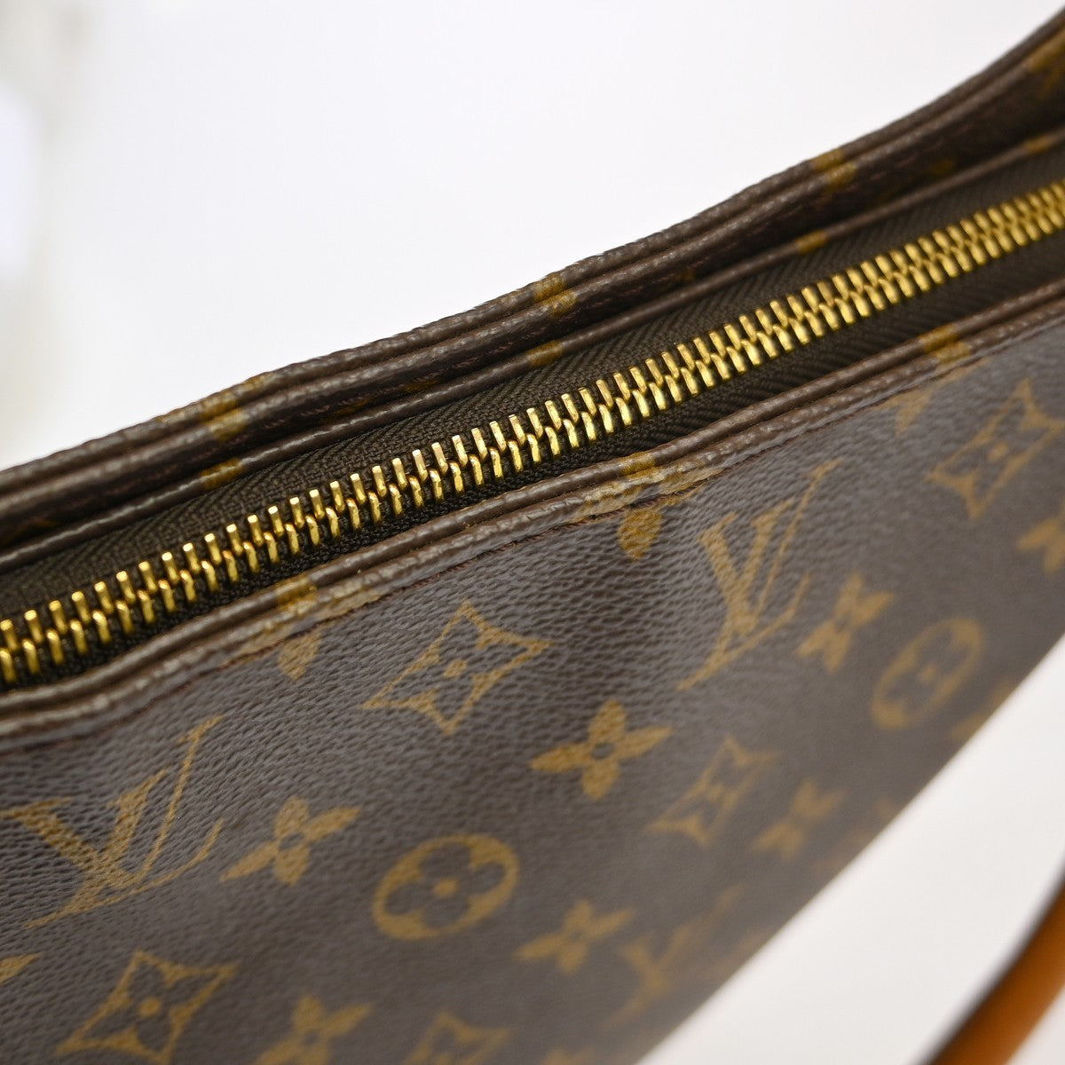 Louis Vuitton Monogram Looping Handbag Monogram Canvas Brown Canvas Handbag (Pre-Owned)