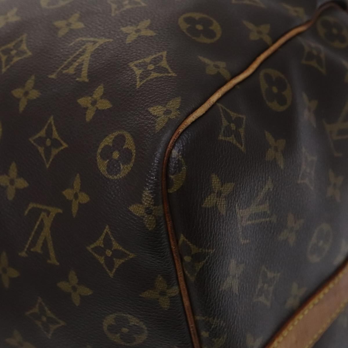 Louis Vuitton Keepall Bandouliere Bag Monogram Canvas Brown Canvas Travel Bag Bag (Pre-Owned)