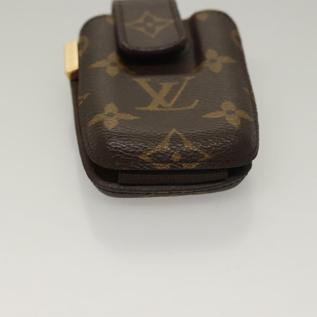 Louis Vuitton Etui Phone Case Monogram Canvas Brown Canvas Bag (Pre-Owned)
