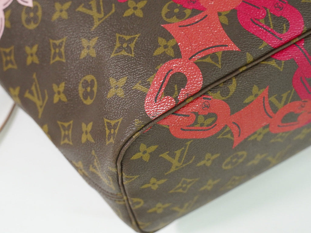 Louis Vuitton Neverfull Nm Tote Limited Edition Bay Monogram Canvas Brown Canvas Tote Bag Bag (Pre-Owned)