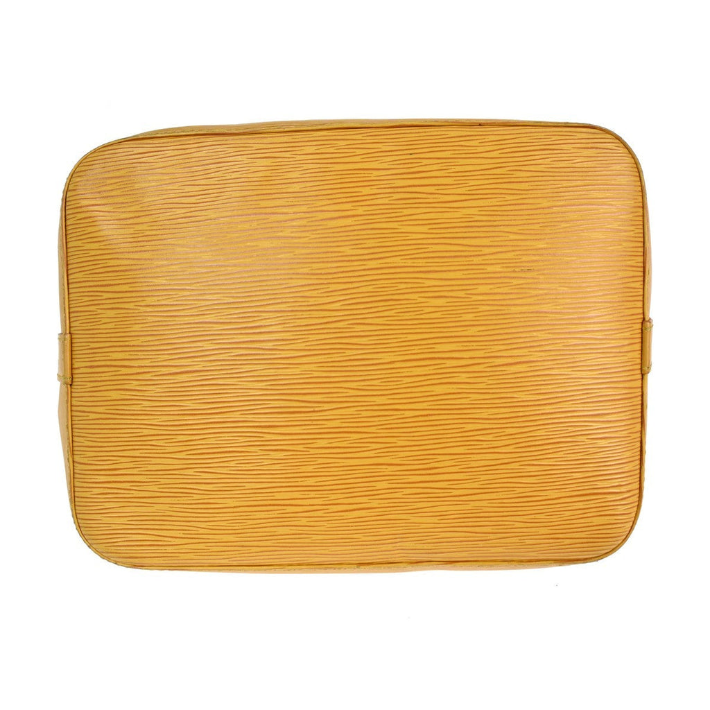 Louis Vuitton Petit Noe Handbag Epi Leather Yellow Leather Shoulder Bag Bag (Pre-Owned)