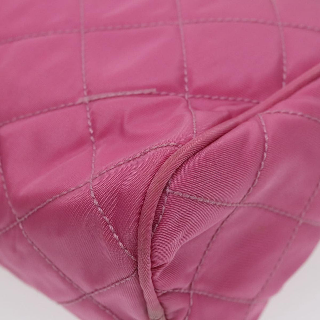 Prada Toiletry Pouch Tessuto Pink Nylon Clutche & Pouche Bag (Pre-Owned)