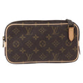 Louis Vuitton Pochette Marly Bandouliere Bag Monogram Canvas Brown Canvas Shoulder Bag Bag (Pre-Owned)