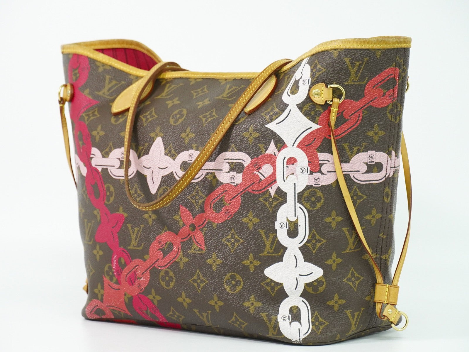Louis Vuitton Neverfull Nm Tote Limited Edition Bay Monogram Canvas Brown Canvas Tote Bag Bag (Pre-Owned)