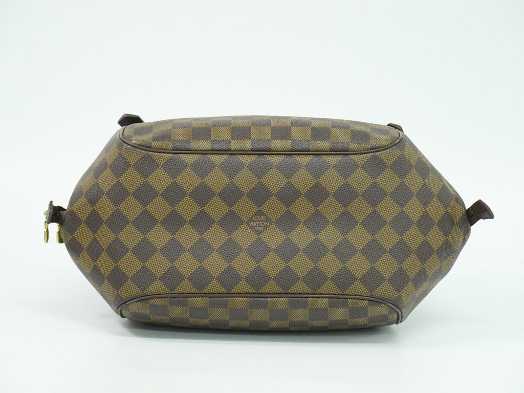 Louis Vuitton Belem Handbag Damier Brown Canvas Shoulder Bag Bag (Pre-Owned)