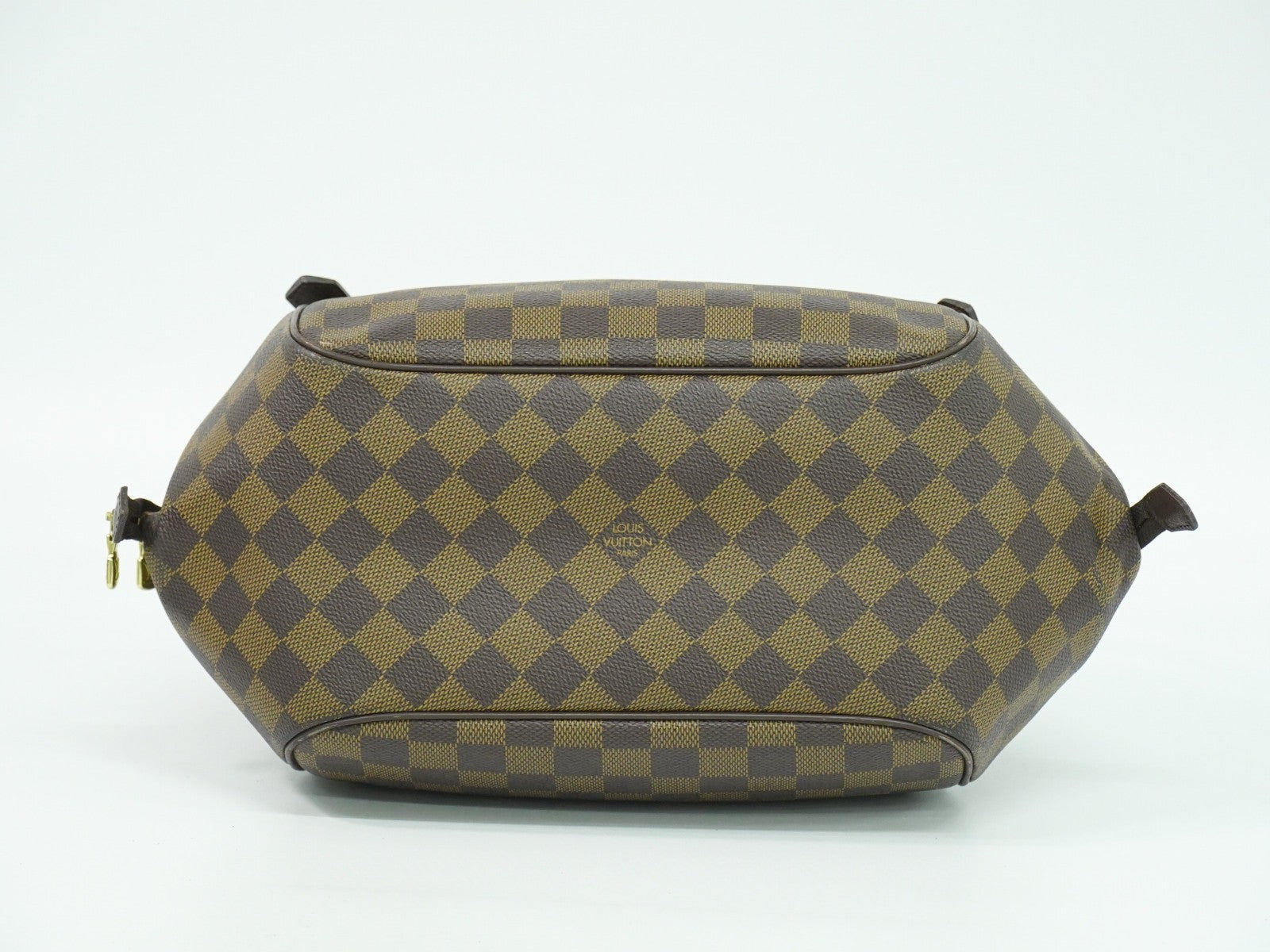 Louis Vuitton Belem Handbag Damier Brown Canvas Shoulder Bag Bag (Pre-Owned)