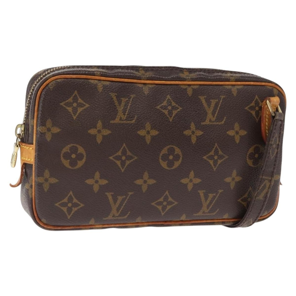 Louis Vuitton Pochette Marly Bandouliere Bag Monogram Canvas Brown Canvas Shoulder Bag Bag (Pre-Owned)