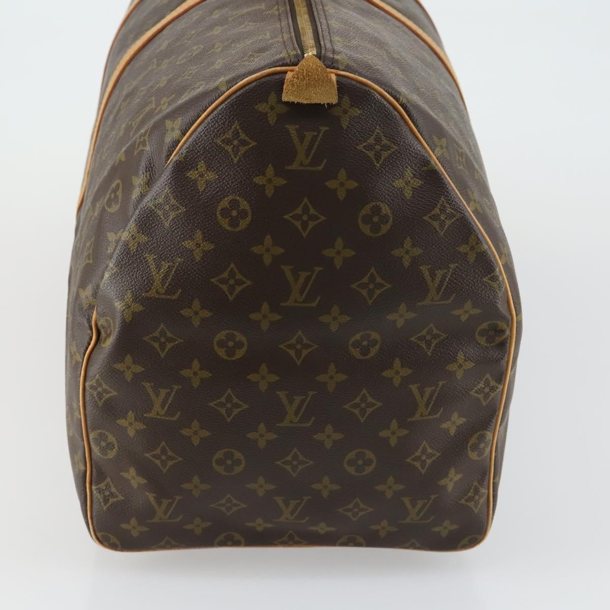Louis Vuitton Keepall Bag Monogram Canvas Brown Canvas Travel Bag Bag (Pre-Owned)