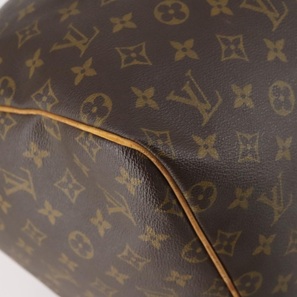 Louis Vuitton Keepall Bag Monogram Canvas Brown Canvas Travel Bag Bag (Pre-Owned)