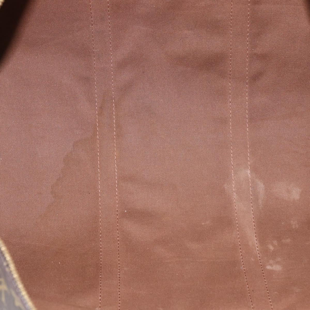 Louis Vuitton Keepall Bag Monogram Canvas Brown Canvas Travel Bag Bag (Pre-Owned)