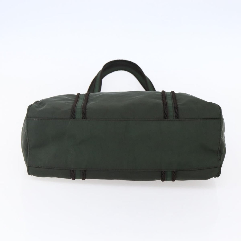 Prada Vintage Tote Tessuto Khaki Nylon Tote Bag Bag (Pre-Owned)