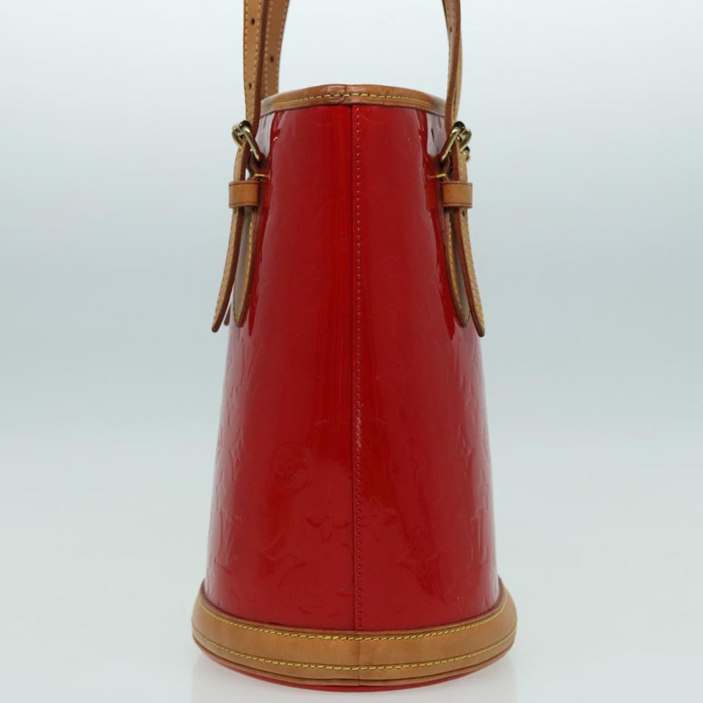 Louis Vuitton Bucket Bag Monogram Vernis Red Patent_Leather Shoulder Bag Bag (Pre-Owned)