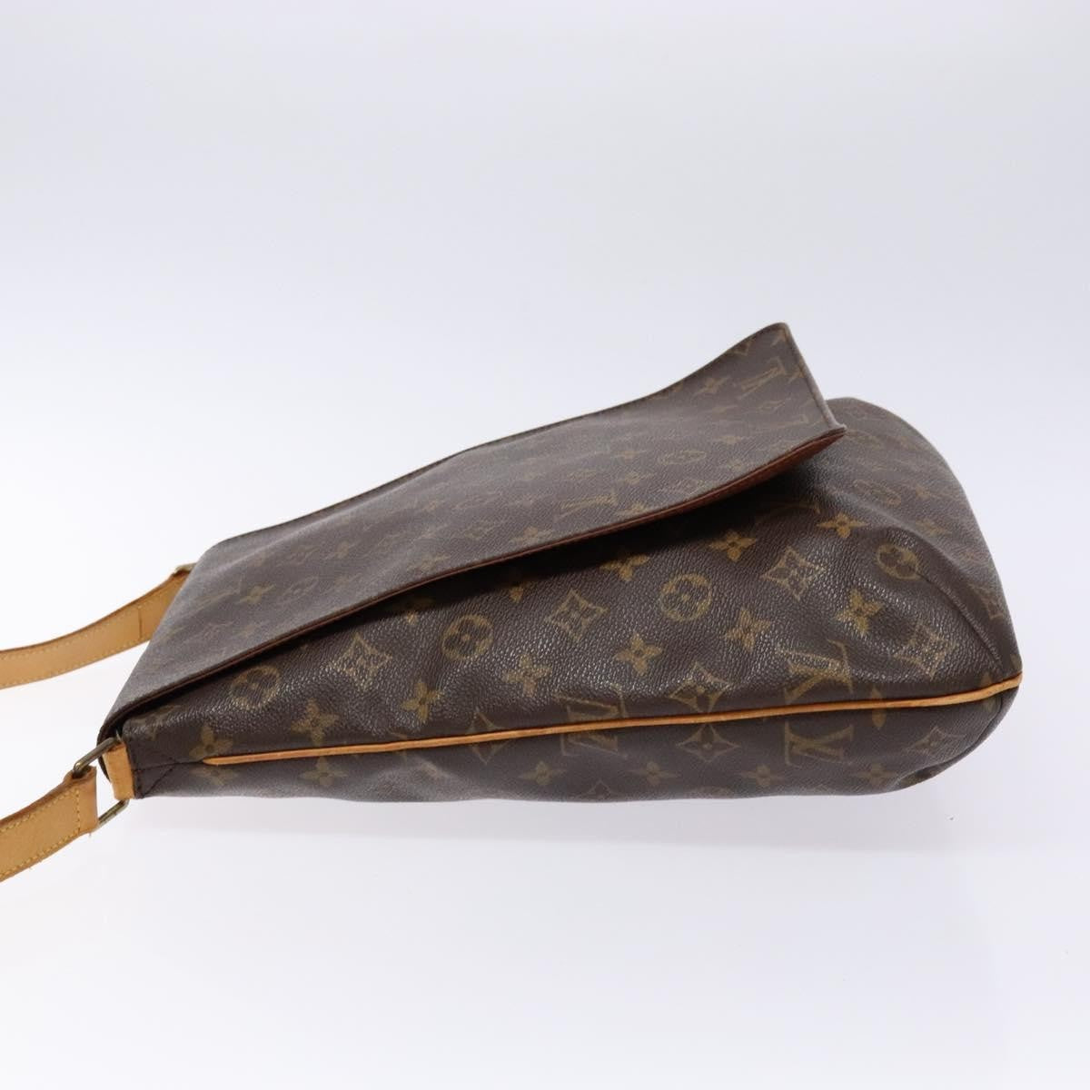 Louis Vuitton Musette Salsa Handbag Monogram Canvas Brown Canvas Bag (Pre-Owned)