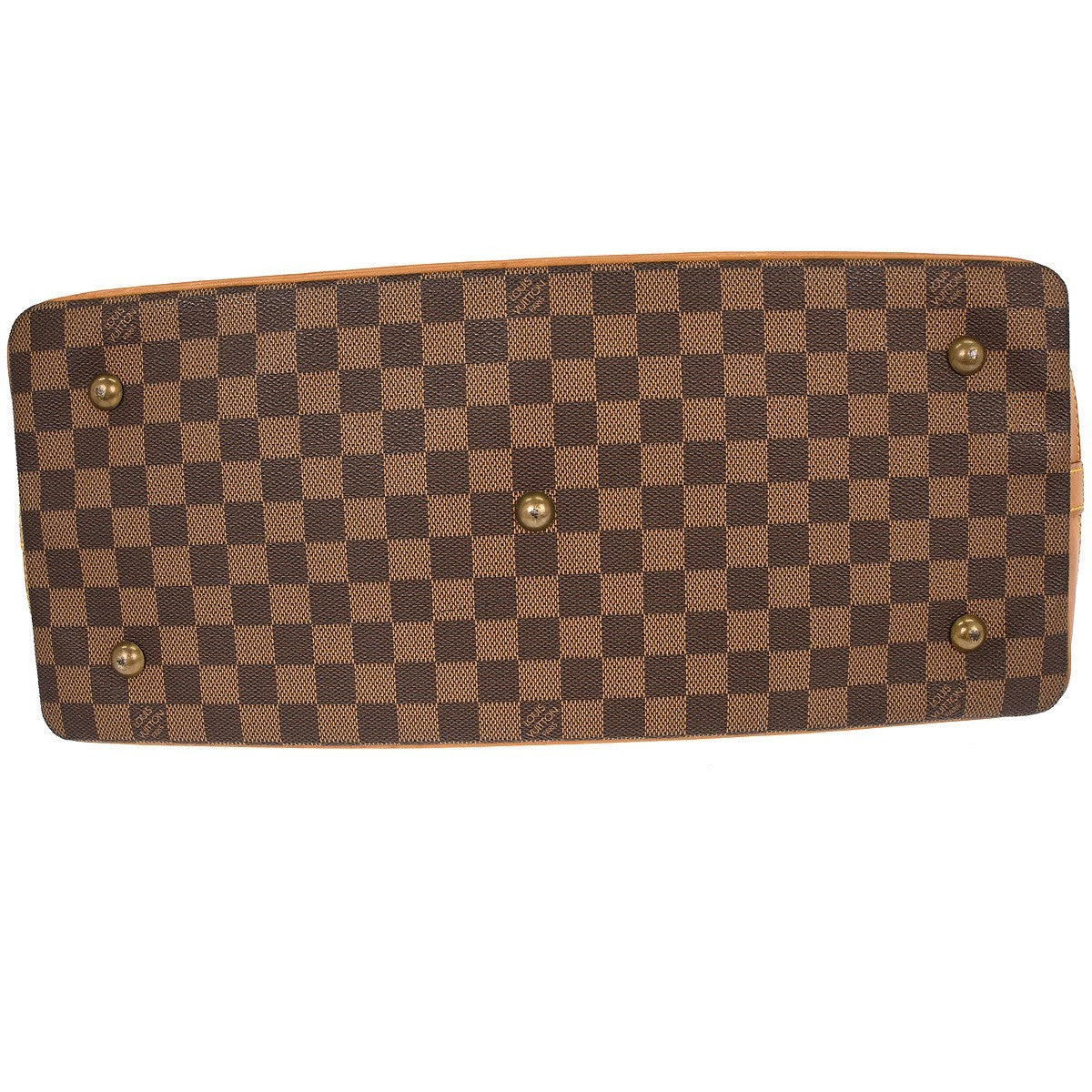 Louis Vuitton West End Handbag Centenaire Damier Brown Canvas Travel Bag Bag (Pre-Owned)
