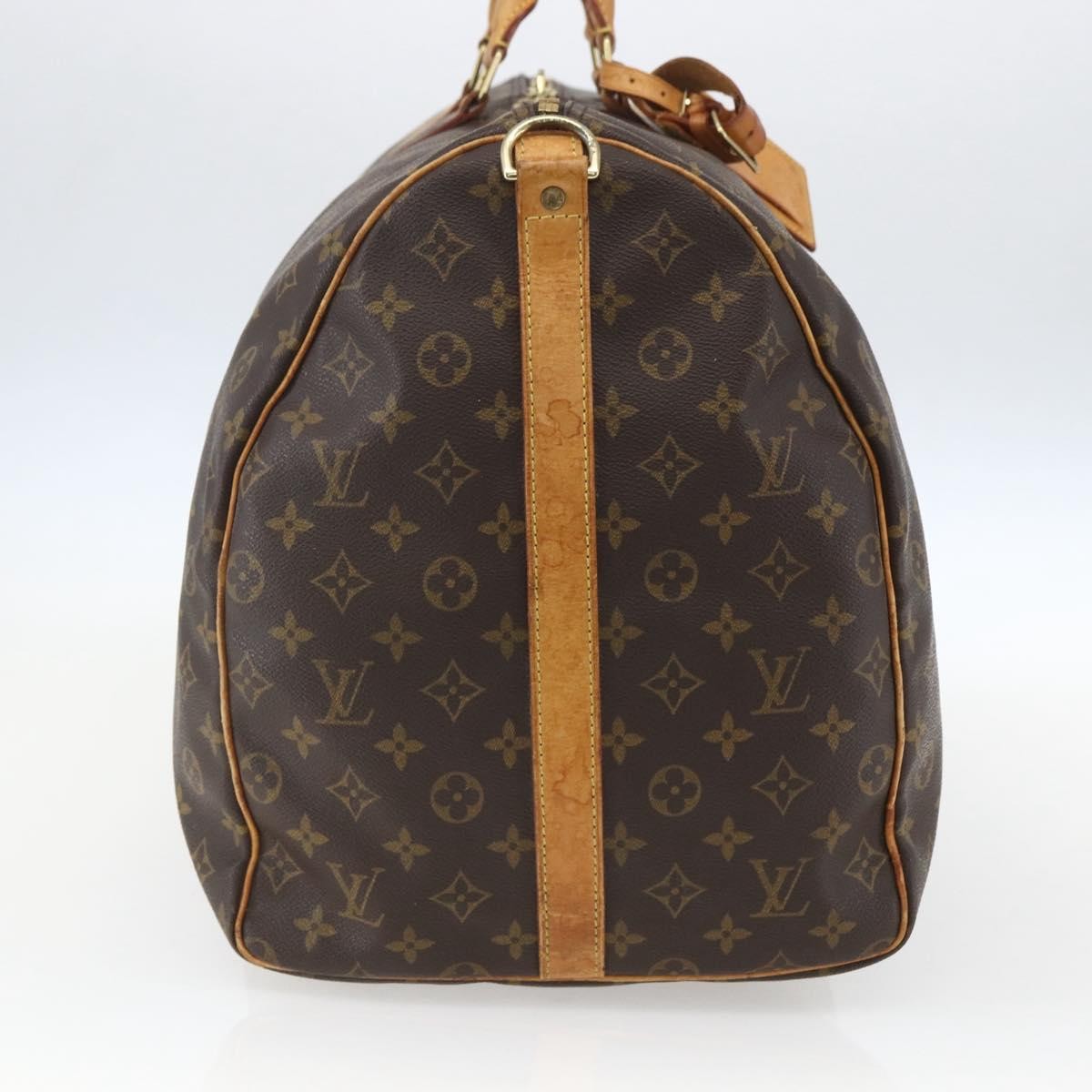 Louis Vuitton Keepall Bag Monogram Canvas Brown Canvas Travel Bag Bag (Pre-Owned)