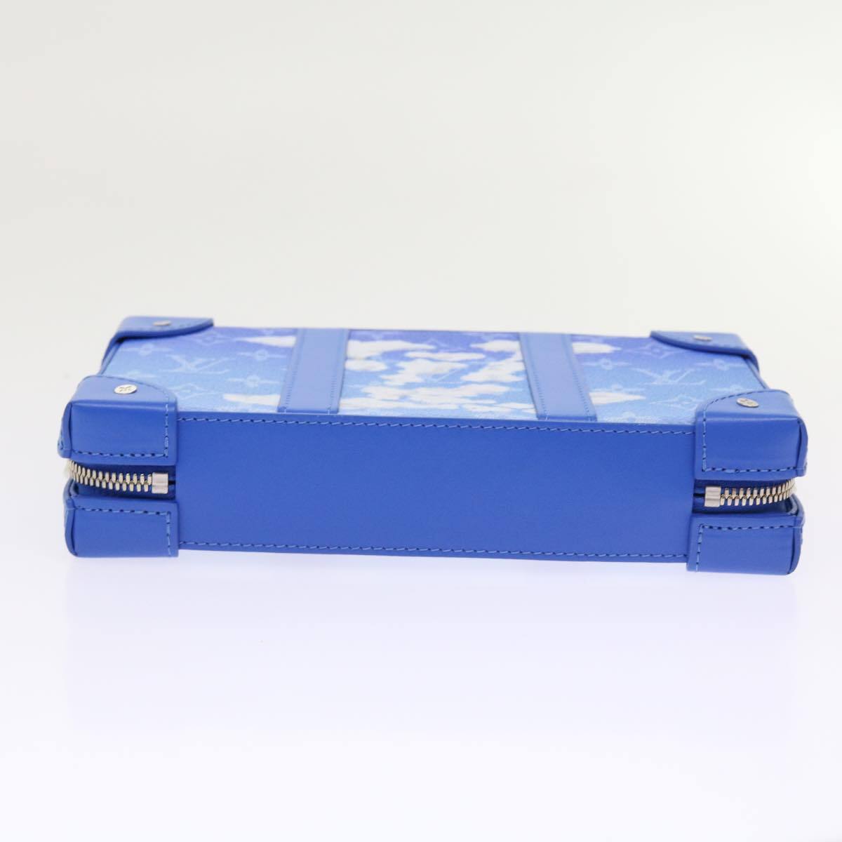 Louis Vuitton Soft Trunk Wallet Limited Edition Monogram Clouds Blue Canvas Bag (Pre-Owned)