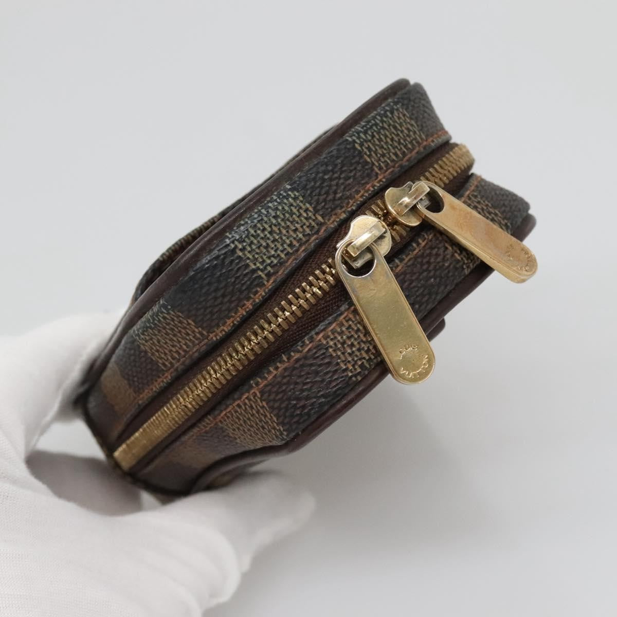 Louis Vuitton Etui Okapi Camera Case Damier Brown Canvas Bag (Pre-Owned)