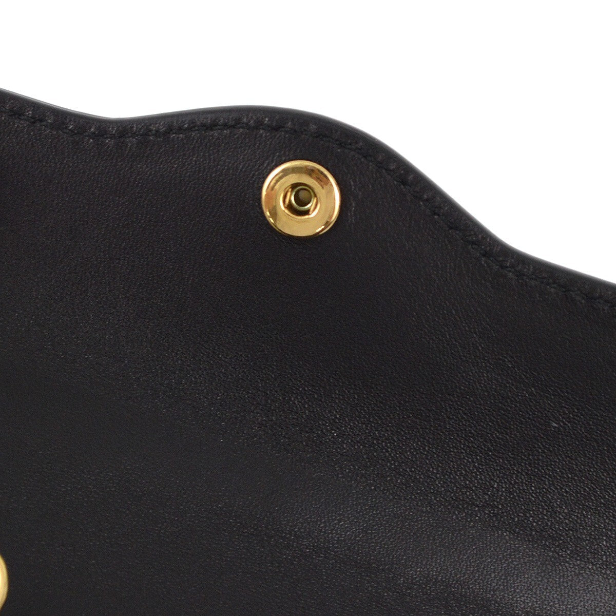 Bottega Veneta Knotted Keyring Leather Black Leather Charms And Keychains Accessory (Pre-Owned)