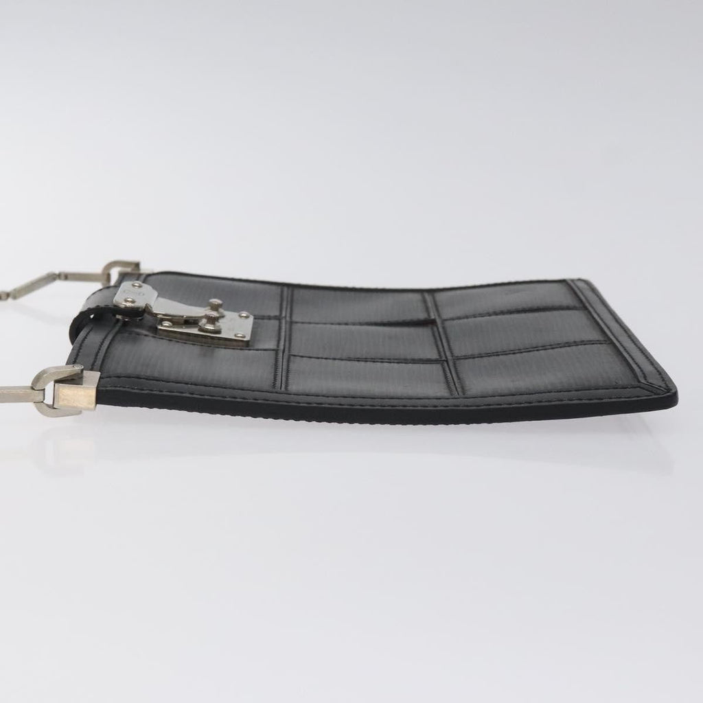 Louis Vuitton Mojito Handbag Stretch Epi Leather Black Leather Shoulder Bag Bag (Pre-Owned)