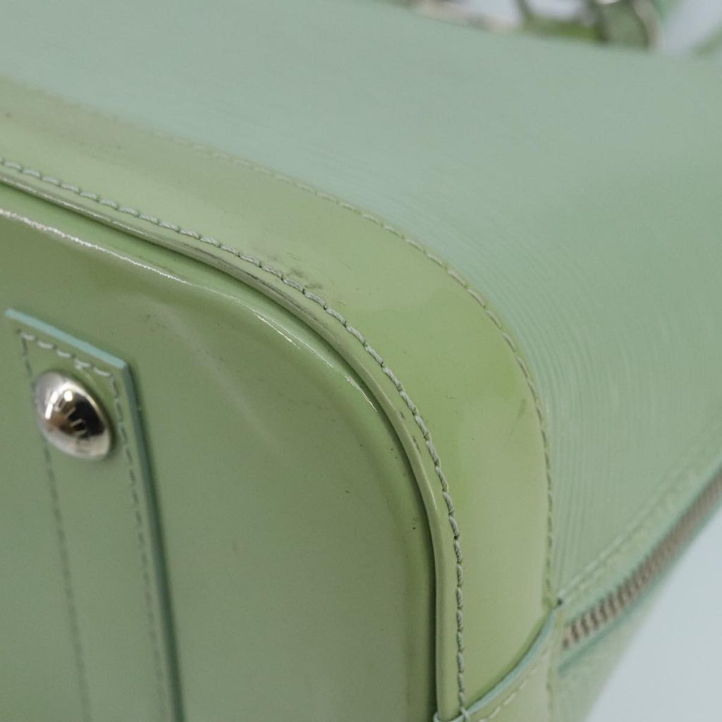 Louis Vuitton Alma Handbag Electric Epi Leather Green Patent_Leather Handbag (Pre-Owned)