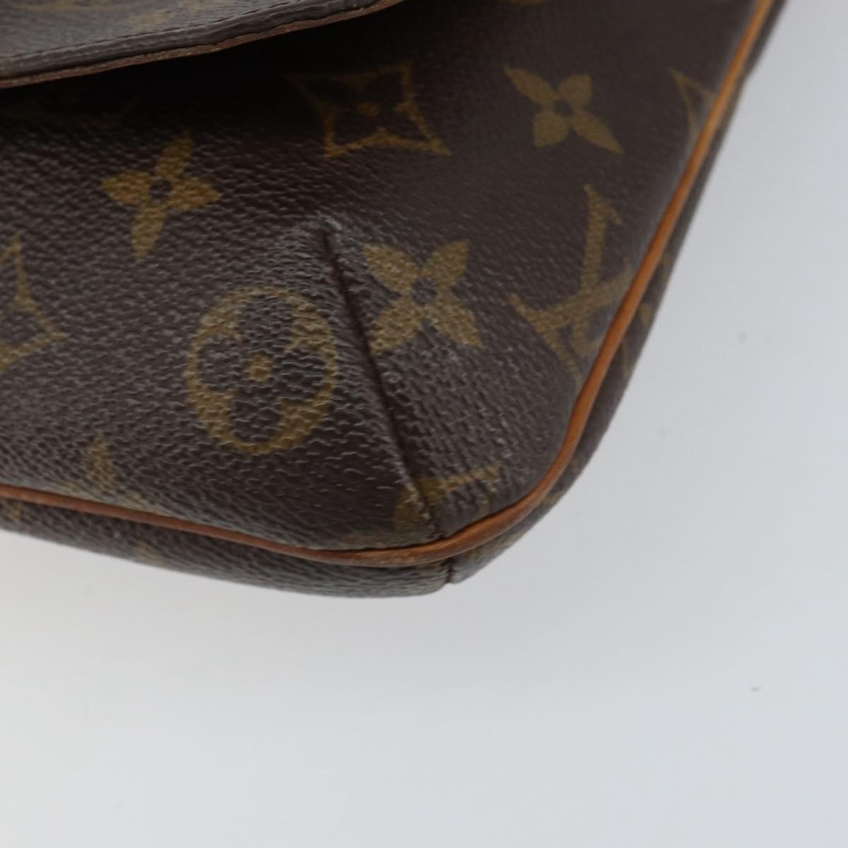 Louis Vuitton Musette Salsa Handbag Monogram Canvas Brown Canvas Shoulder Bag Bag (Pre-Owned)