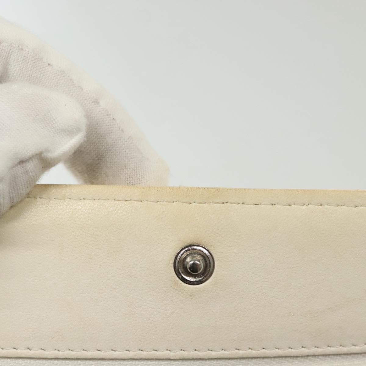 Chanel Wallet On Chain Tweed White Tweed Shoulder Bag Bag (Pre-Owned)