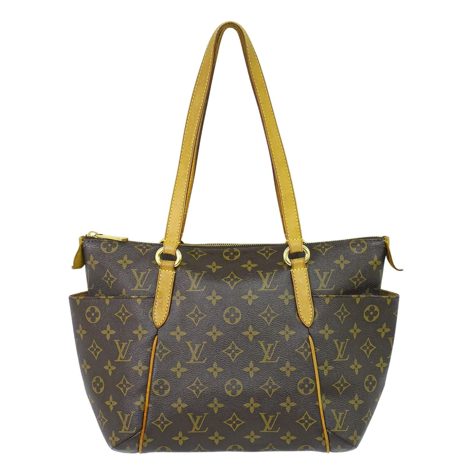 Louis Vuitton Totally Handbag Monogram Canvas Brown Canvas Tote Bag Bag (Pre-Owned)