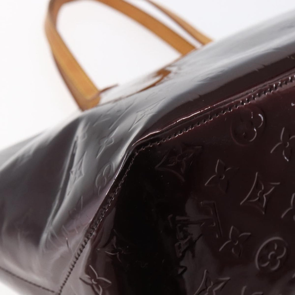 Louis Vuitton Bellevue Handbag Monogram Vernis Purple Patent_Leather Tote Bag Bag (Pre-Owned)