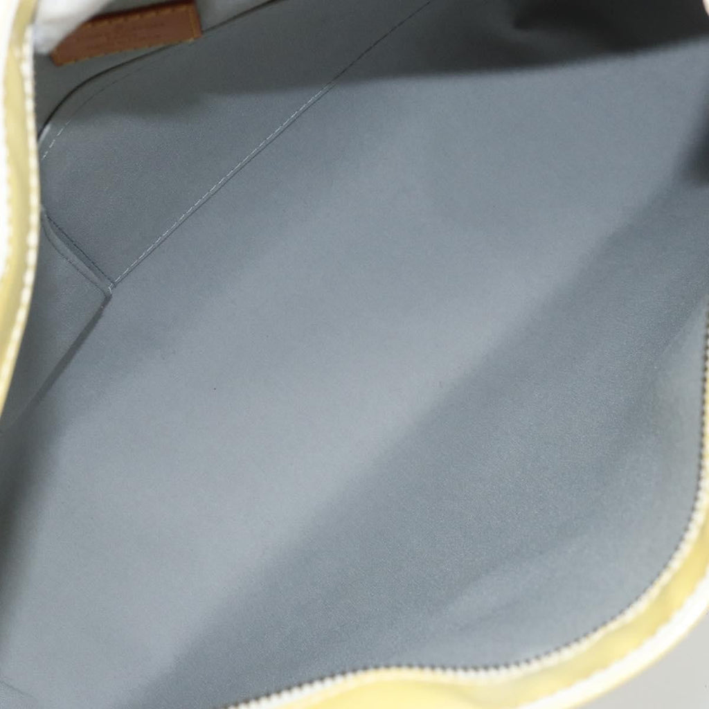 Louis Vuitton Brentwood Handbag Monogram Vernis Yellow Patent_Leather Tote Bag Bag (Pre-Owned)