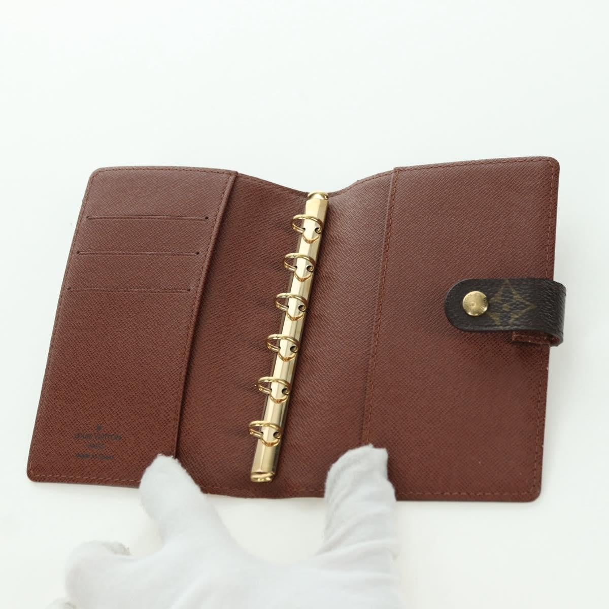 Louis Vuitton Agenda Cover Monogram Panda Brown Canvas Wallets Accessory (Pre-Owned)