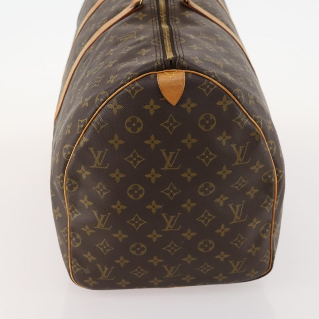 Louis Vuitton Keepall Bag Monogram Canvas Brown Canvas Travel Bag Bag (Pre-Owned)