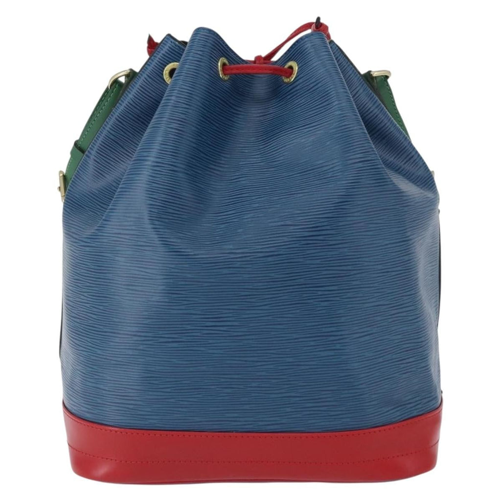 Louis Vuitton Tricolor Noe Handbag Epi Leather Blue Leather Shoulder Bag Bag (Pre-Owned)