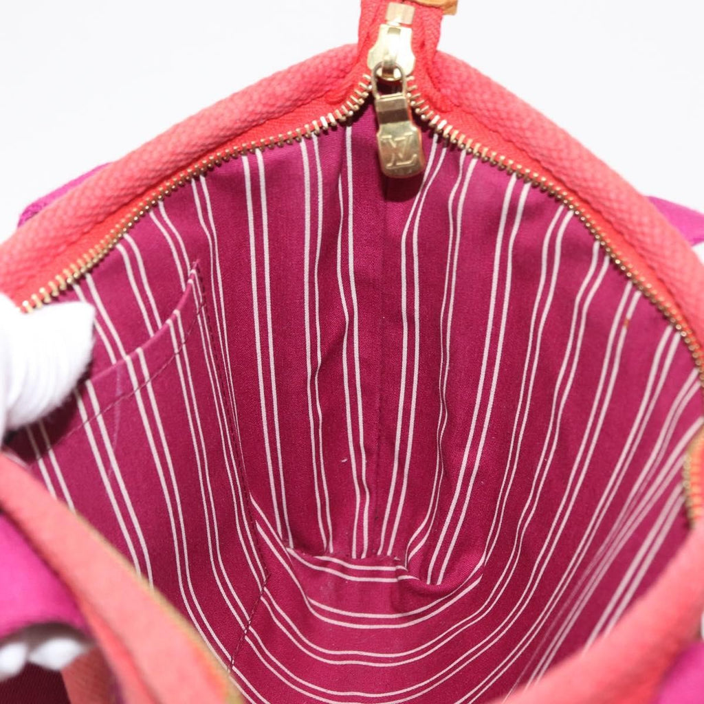 Louis Vuitton Antigua Tote Canvas Red Canvas Tote Bag Bag (Pre-Owned)
