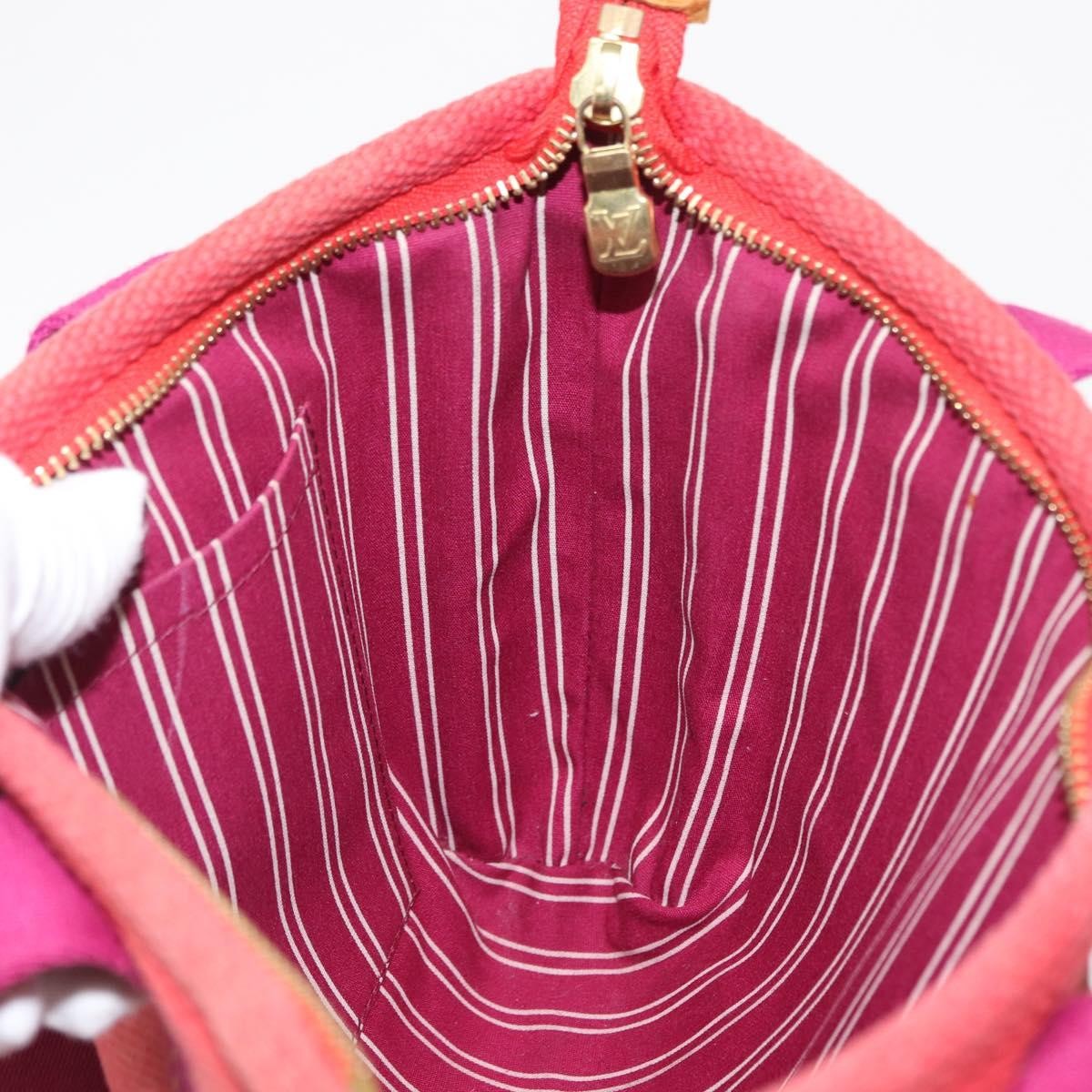 Louis Vuitton Antigua Tote Canvas Red Canvas Tote Bag Bag (Pre-Owned)