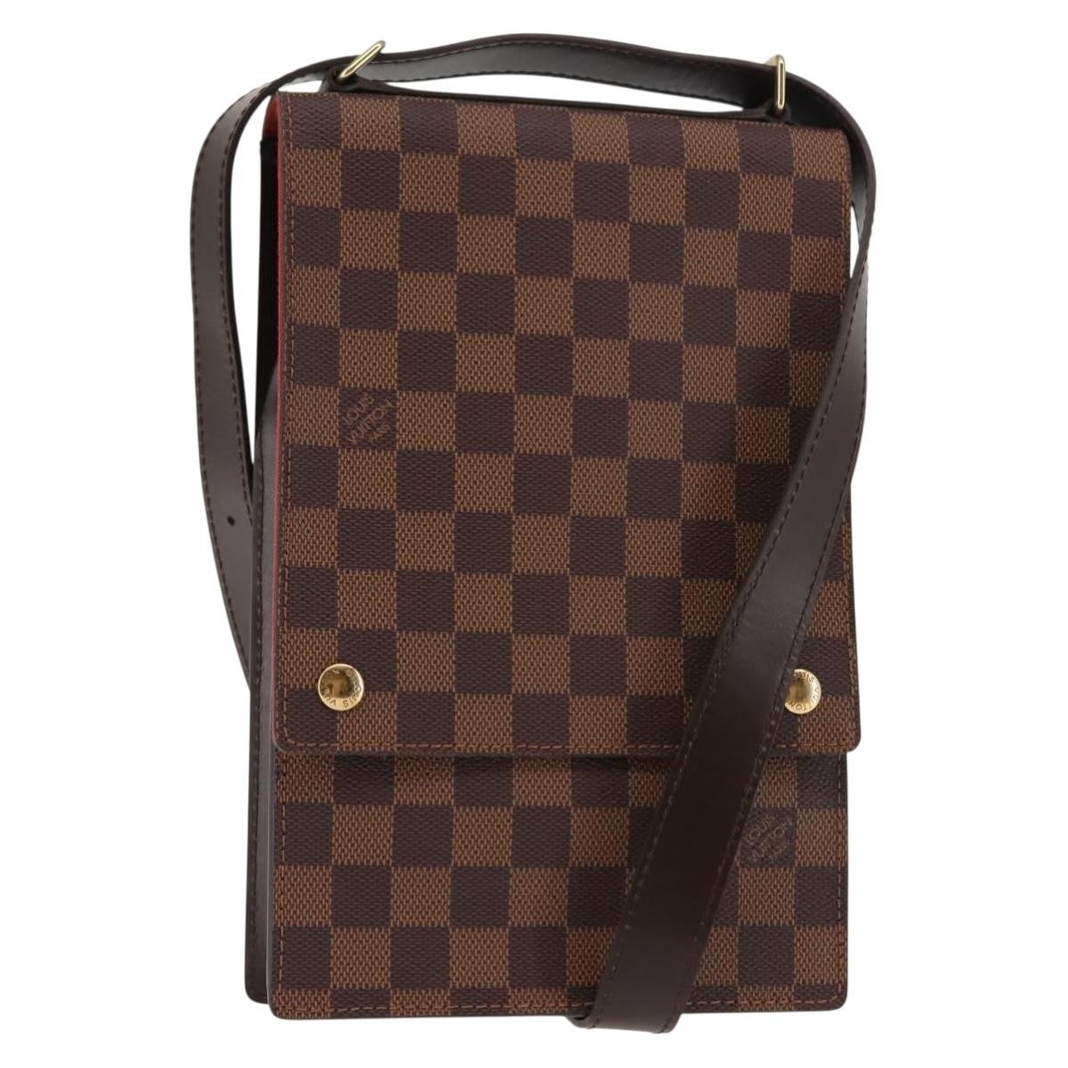 Louis Vuitton Portobello Messenger Damier Brown Canvas Shoulder Bag Bag (Pre-Owned)