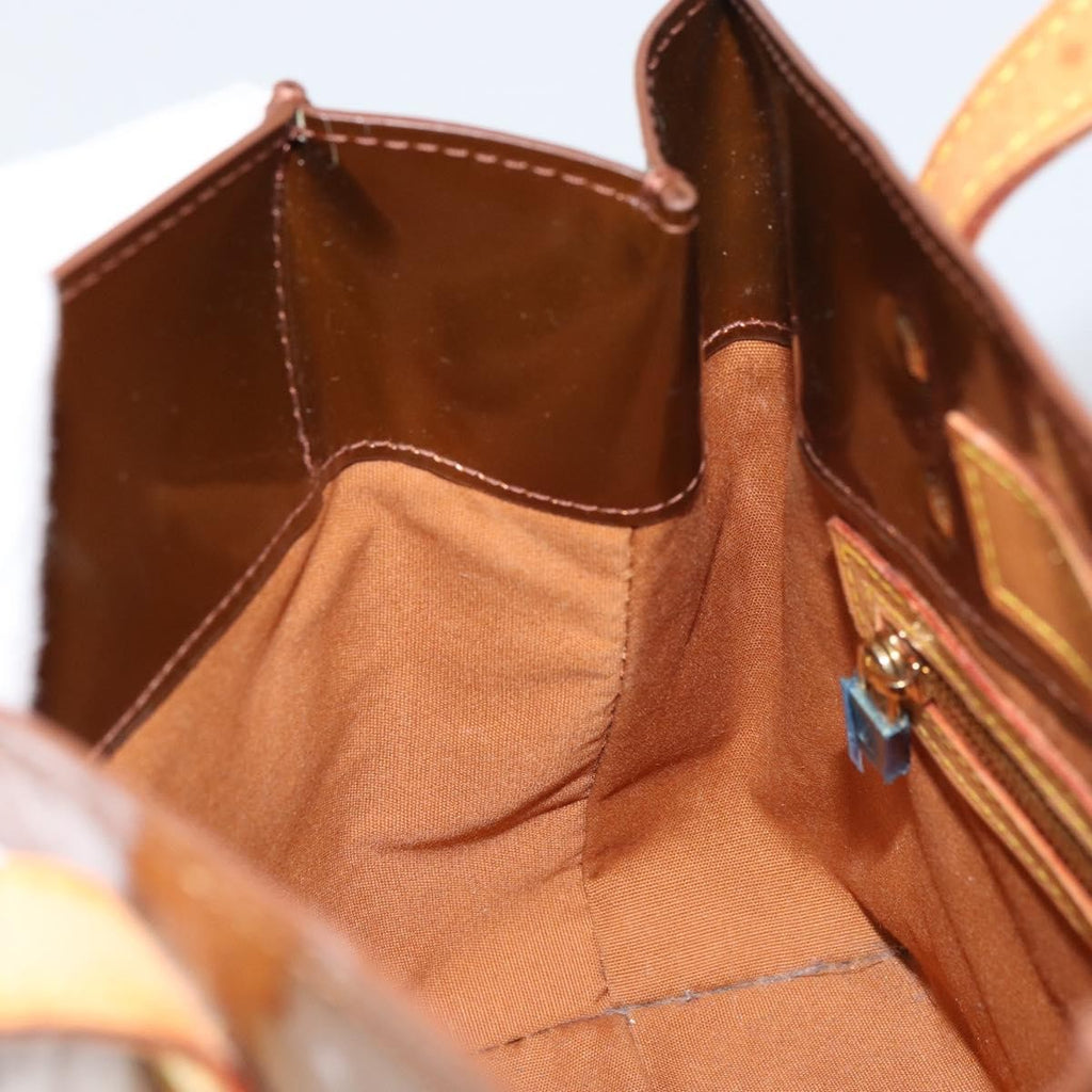 Louis Vuitton Reade Handbag Monogram Vernis Brown Patent_Leather Tote Bag Bag (Pre-Owned)