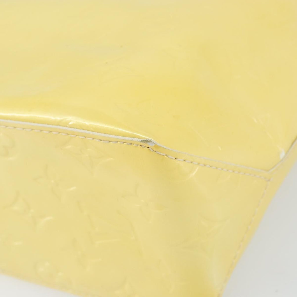 Louis Vuitton Reade Handbag Monogram Vernis Yellow Patent_Leather Handbag (Pre-Owned)
