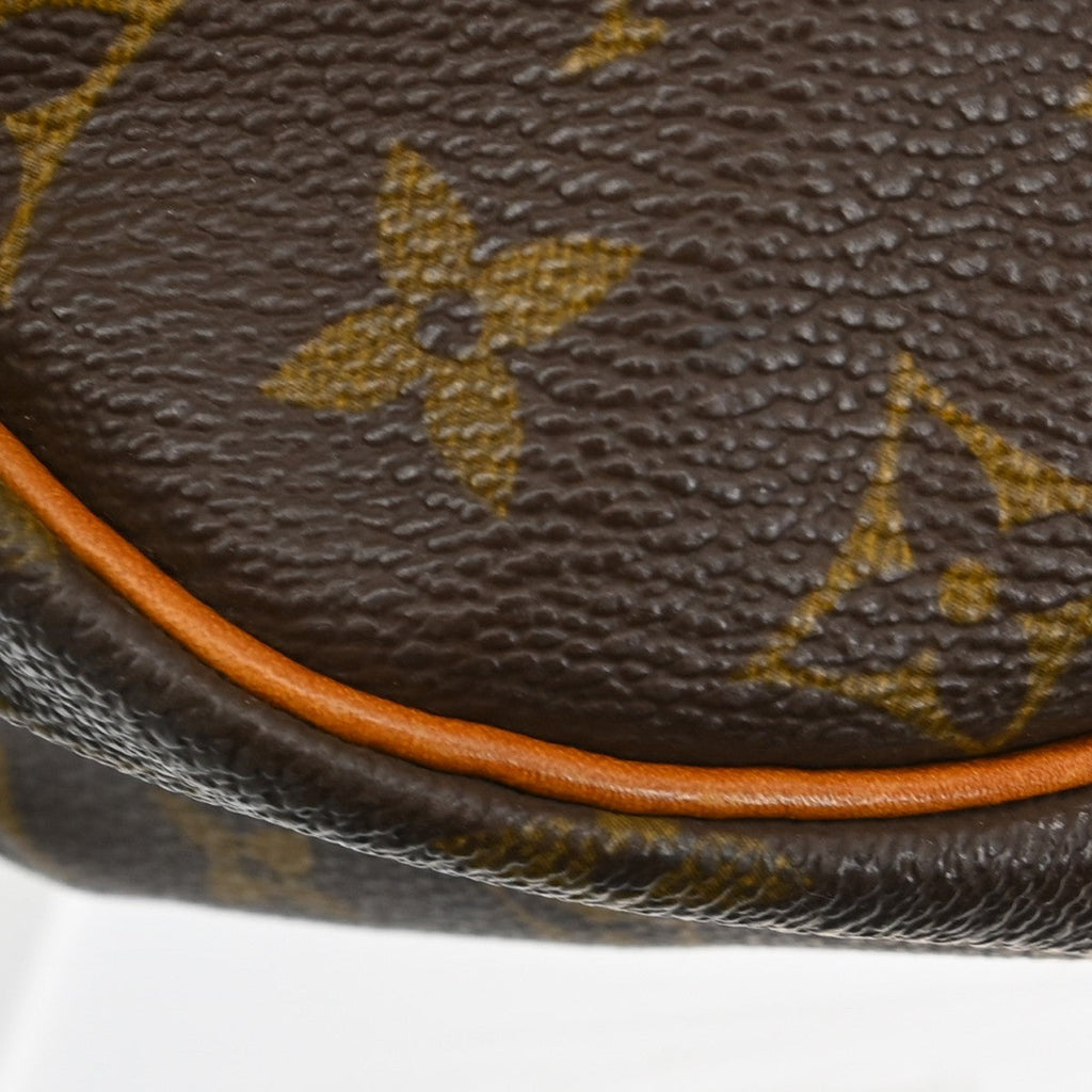 Louis Vuitton Saumur Handbag Monogram Canvas Brown Canvas Shoulder Bag Bag (Pre-Owned)