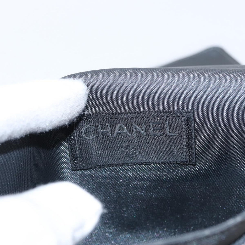 Chanel Sport Line Waist Bag Nylon Gray Nylon Shoulder Bag Bag (Pre-Owned)