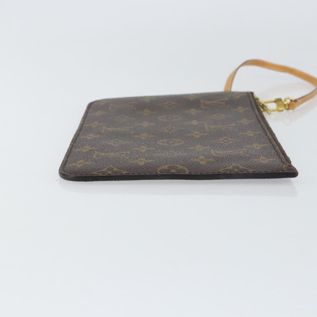 Louis Vuitton Neverfull Pochette Monogram Canvas Brown Canvas Clutche & Pouche Bag (Pre-Owned)