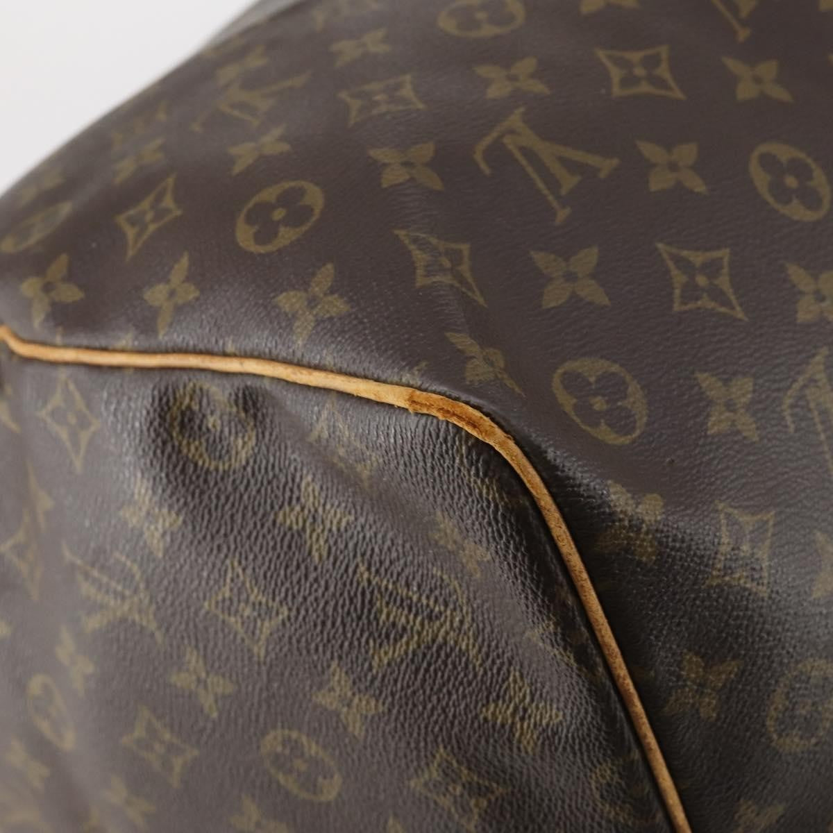 Louis Vuitton Keepall Bag Monogram Canvas Brown Canvas Travel Bag Bag (Pre-Owned)