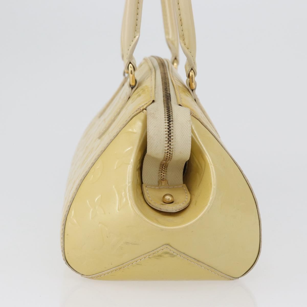 Louis Vuitton Sherwood Handbag Monogram Vernis Yellow Patent_Leather Handbag (Pre-Owned)