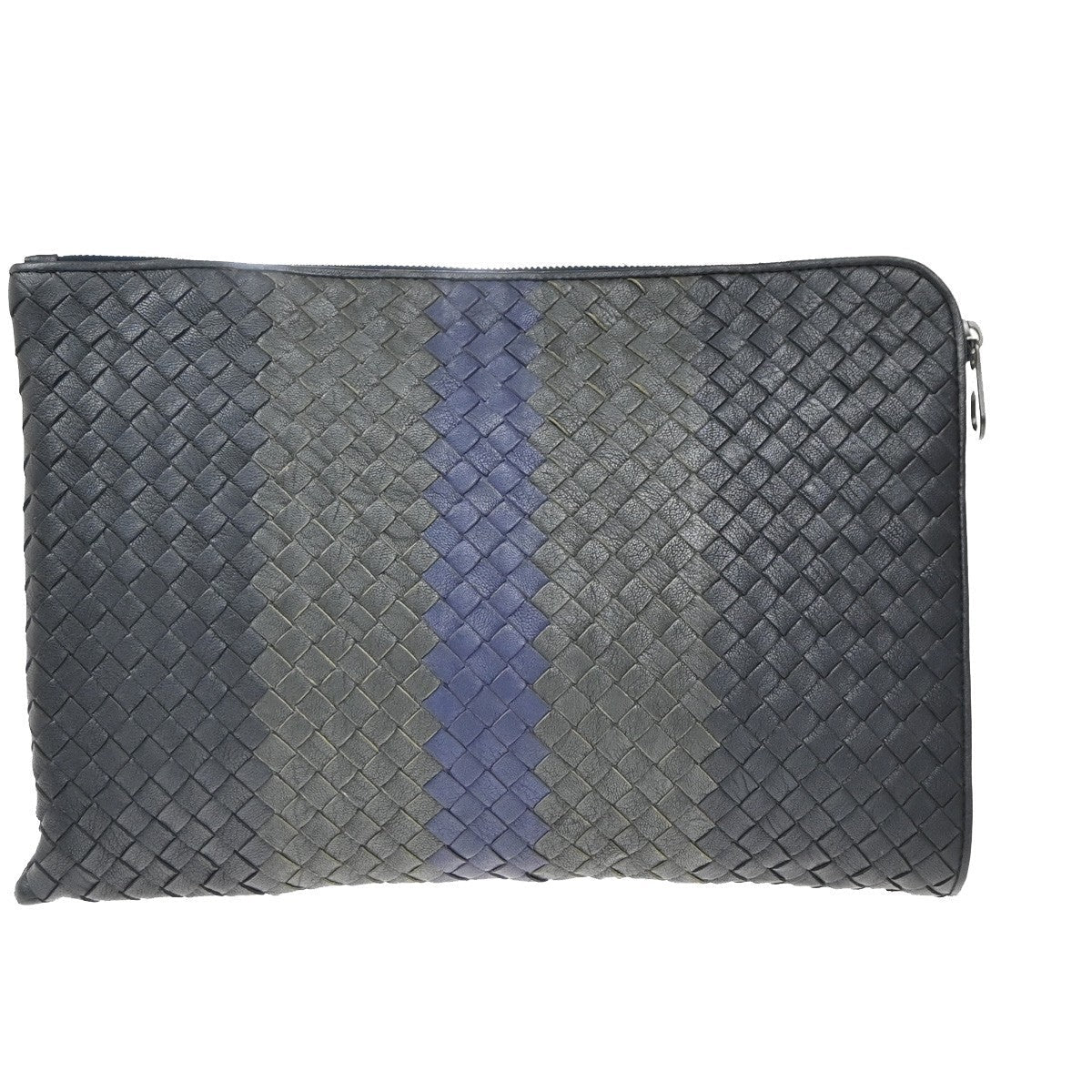Bottega Veneta Portfolio Pouch Intrecciato Nappa Multicolour Leather Clutche & Pouche Bag (Pre-Owned)