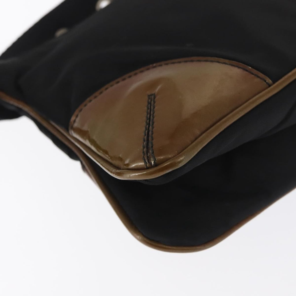 Prada Vintage Shoulder Bag Tessuto Black Nylon Shoulder Bag Bag (Pre-Owned)