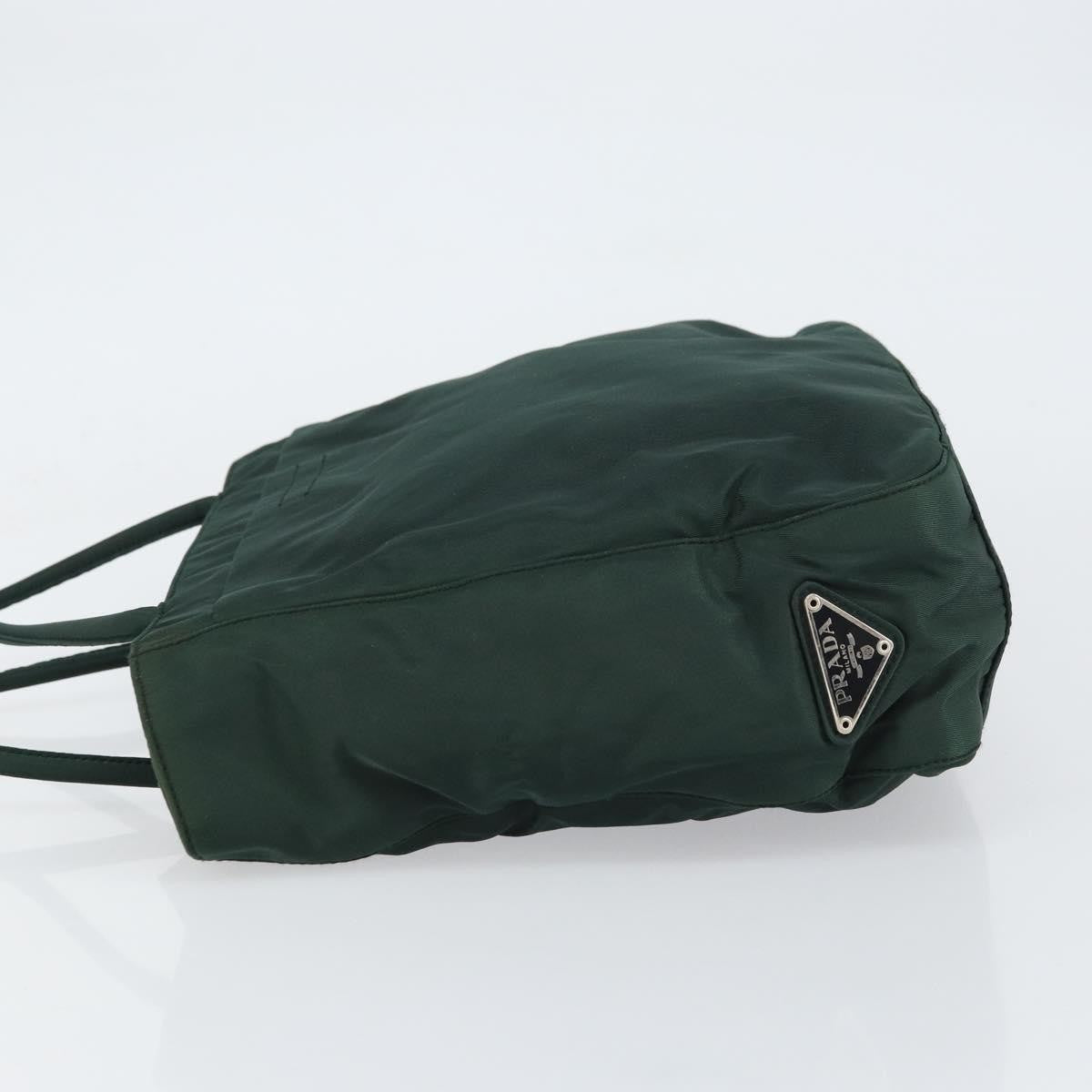 Prada Vintage Tote Tessuto Khaki Nylon Tote Bag Bag (Pre-Owned)